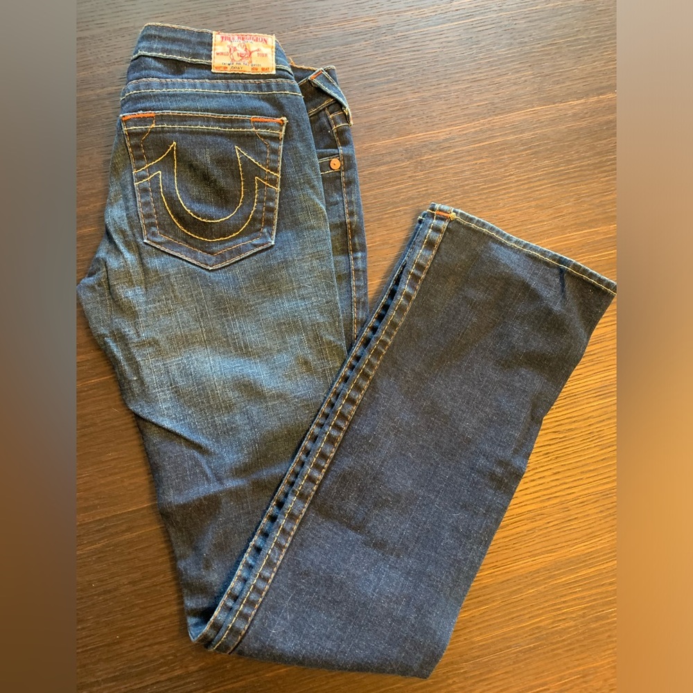 True, religion, vintage, Y2K, low rise, bootcut flare jeans